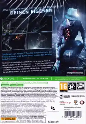 Murdered Soul Suspect (USA) box cover back